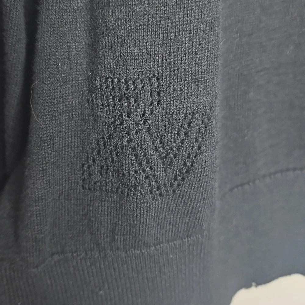 Zadig & Voltaire 100% Cotton Thin Oversized Sweater With Skull Studded Size S - Picture 5 of 11